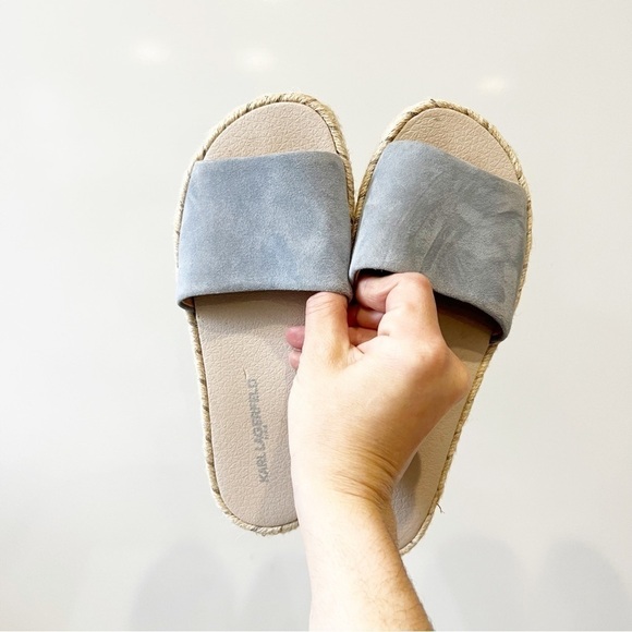 Karl Lagerfeld Paris Niya Espadrille Slide Sandals - Picture 7 of 8